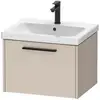 Image de Duravit D-Code Meuble sous-vasque, 1 tiroir, DC46650BD910000,