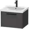 Image de Duravit D-Code Meuble sous-vasque, 1 tiroir, DC46650BD490000,