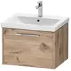 Image de Duravit D-Code Meuble sous-vasque, 1 tiroir, DC4665010550000,