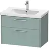 Image de Duravit D-Code Meuble sous-vasque, 2 tiroirs, DC4672010HG0000,