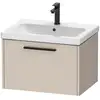 Image de Duravit D-Code Meuble sous-vasque, 1 tiroir, DC46660BD910000,