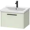Image de Duravit D-Code Meuble sous-vasque, 1 tiroir, DC46660BDHH0000,