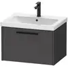 Image de Duravit D-Code Meuble sous-vasque, 1 tiroir, DC46660BD490000,