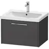 Image de Duravit D-Code Meuble sous-vasque, 1 tiroir, DC4666010490000,