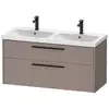 Image de Duravit D-Code Meuble sous-vasque, 2 tiroirs, DC46740BD430000,