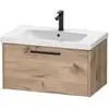 Image de Duravit D-Code Meuble sous-vasque, 1 tiroir, DC46670BD550000,