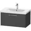 Image de Duravit D-Code Meuble sous-vasque, 1 tiroir, DC4667010490000,