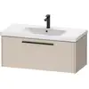 Image de Duravit D-Code Meuble sous-vasque, 1 tiroir, DC46680BD910000,