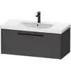 Image de Duravit D-Code Meuble sous-vasque, 1 tiroir, DC46680BD490000,
