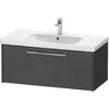 Image de Duravit D-Code Meuble sous-vasque, 1 tiroir, DC4668010490000,