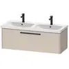 Image de Duravit D-Code Meuble sous-vasque, 1 tiroir, DC46690BD910000,