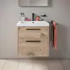 Image de Duravit D-Code Meuble sous-vasque, 2 tiroirs, DC46700BD550000,