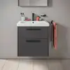Image de Duravit D-Code Meuble sous-vasque, 2 tiroirs, DC46700BD490000,