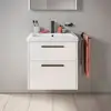 Image de Duravit D-Code Meuble sous-vasque, 2 tiroirs, DC46700BD220000,