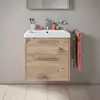 Image de Duravit D-Code Meuble sous-vasque, 2 tiroirs, DC4670010550000,