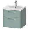 Image de Duravit D-Code Meuble sous-vasque, 2 tiroirs, DC4670010HG0000,