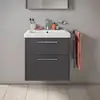 Image de Duravit D-Code Meuble sous-vasque, 2 tiroirs, DC4670010490000,