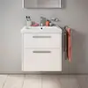 Image de Duravit D-Code Meuble sous-vasque, 2 tiroirs, DC4670010220000,