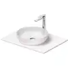 Image de Duravit Sivida Plan de toilette avec vasque à poser, 2680123200,