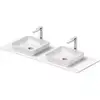Image de Duravit Sivida Plan de toilette avec deux vasque, 2680213200,