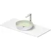 Image de Duravit Sivida Plan de toilette avec vasque à poser, 268014FG00,