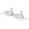 Image de Duravit Sivida Plan de toilette avec deux vasque, 268016FG00,
