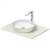 Image de Duravit Sivida Plan de toilette avec vasque à poser, 268012FH00,