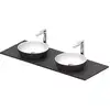 Image de Duravit Sivida Plan de toilette avec deux vasque, 268016FI00,