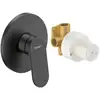 Image de Duravit Wave Mitigeur monocommande de douche encastré, WA4210007046,