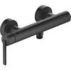 Image de Duravit Balcoon Robinet de douche en saillie pour 1 consommation avec clapet anti-retour, mitigeur de douche monocommande avec système de mélange céramique, noir mat