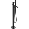 Image de Duravit Balcoon Mitigeur de baignoire à levier unique pour 2 consommateurs avec robinet d'inversion et système de mélange en céramique, noir mat