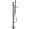 Image de Duravit BA5250000070 Balcoon Robinet de Baignoire, Acier Inoxydable brossé