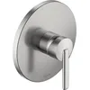 Image de Duravit Balcoon Mitigeur de douche encastré pour 1 consommateur avec robinet inverseur, mitigeur de douche monocommande avec système de mélange en céramique, acier inoxydable brossé