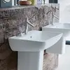 Image de Duravit ME by Starck Lavabo mural, 233560AC00,