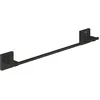 Image de GROHE Start Cube Barre Porte-Serviettes 450 mm, Fixations Cachées, Métal, A Coller avec GROHE QuickGlue ou à Visser, Noir Mat, 409872430