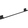 Image de GROHE Start Cube Barre Porte-Serviettes 600 mm, Fixations Cachées, Métal, A Coller avec GROHE QuickGlue ou à Visser, Noir Mat, 410892430