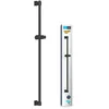 Image de GROHE Vitalio Universal Barre de Douche 90cm, Diamètre 22mm, Curseur Coulissant et Pivotant, A Coller avec GROHE QuickGlue ou à Visser, Noir Mat, 269612431