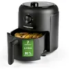 Image de GOURMETmaxx Air Fryer de 2,3L | Friteuse à air chaud avec minuterie & écran tactile | 8 fonctions & 7 programmes | Frire à économie d'énergie & presque sans huile dans ce mini-four - 1000 W [Noir]