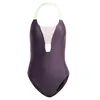Image de adidas Femme Sportswear Colorblock Swimsuit, Aurora Black/Preloved Fig, 42