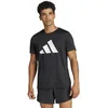 Image de Adidas Homme Run It Stripes Tee, Black, M