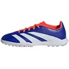 Image de adidas Predator League J Football Boots Turf, Chaussures de Football sur Gazon, Lucid Blue/FTWR White/Solar Red,