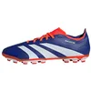 Image de adidas Mixte PREDATOR LEAGUE 2G/3G Football boots Artificial Grass, Lucid Blue / Cloud White / Solar Red, 42 EU