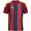 Image de adidas Unisex Kinder Striped 24 Jersey Kids, Team Navy Blue 2/Team coll Burgundy 2/Team Yellow, 15-16 Years