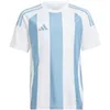 Image de adidas Mixte Enfant Striped 24 Jersey Kids Shirt, Team Light Blue/White/White, 13-14 Years