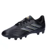Image de adidas Mixte COPA PURE II CLUB Football Boots Flexible Ground, core black/carbon/gold met, 46 2/3 EU