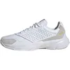 Image de Adidas Mixte CourtJam Control 3 Premium Tennis Shoes, Cloud White/Cloud White/Cloud White, 42 EU