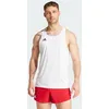 Image de adidas Men's Adizero Essentials Running Singlet L white