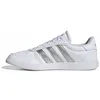 Image de adidas Femme Breaknet Sleek Shoes, FTWR White/Silver Met./FTWR White, 39 1/3 EU