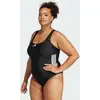 Image de Maillot de bain graphique 3 bandes dos en C (Grandes tailles) 4X KQX36