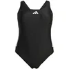 Image de adidas Damen 3 Stripes C-Back Swimsuit (Plus Size), Black/White, XL Plus
